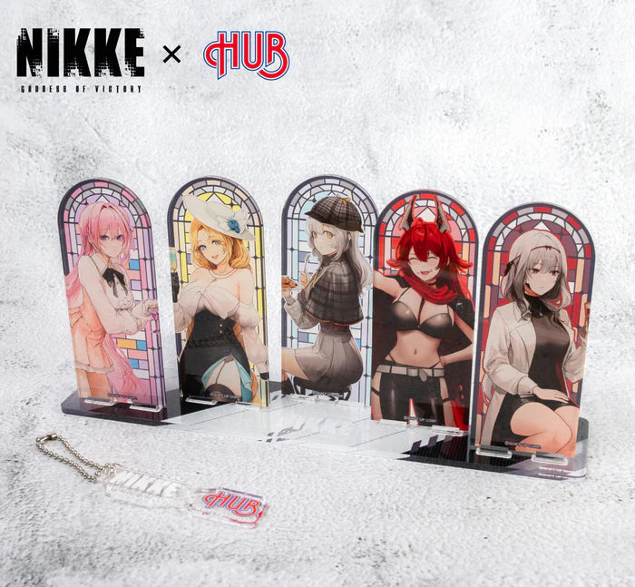 Goddess of Victory: Nikke x British Pub HUB Diorama Acrylic Stained Glass