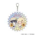 "2.5-Dimensonal Seduction" Large Acrylic Keychain Sunflower Ver. (Mini Character Illustration)