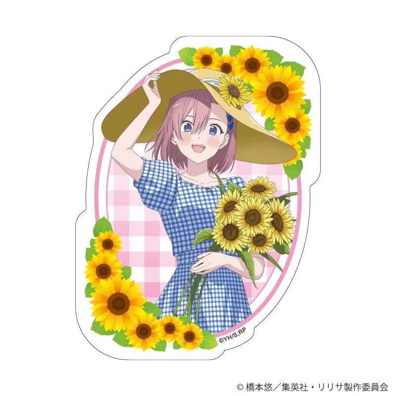 "2.5-Dimensonal Seduction" Die-cut Smartphone Sticker Sunflower ver. (Original Illustration)