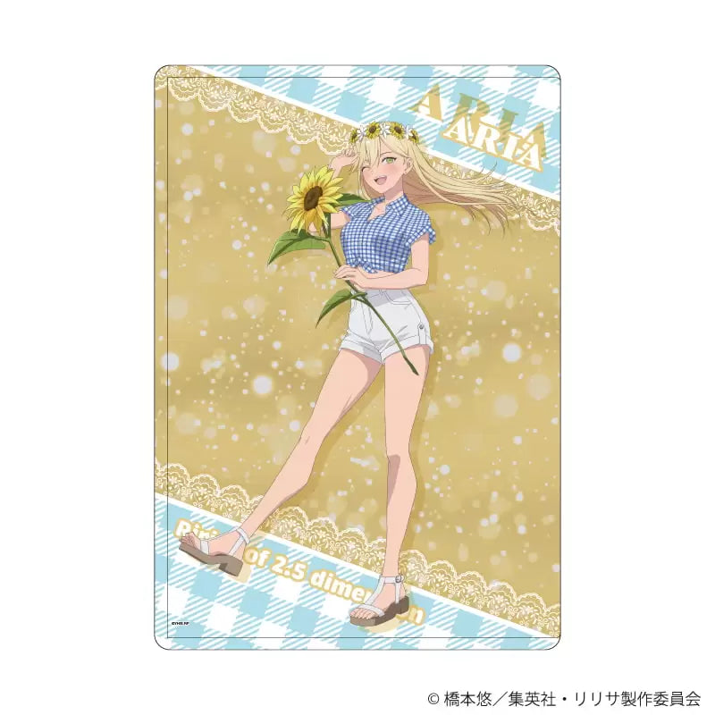 "2.5-Dimensonal Seduction" Character Clear Case Sunflower ver. (Original Illustration)