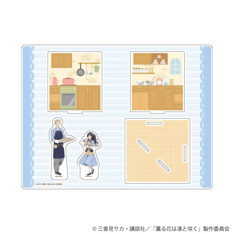 "The Fragrant Flower Blooms with Dignity" Acrylic Diorama 01/Rintaro Tsumugi & Kaoruko Waguri (Original Illustration)