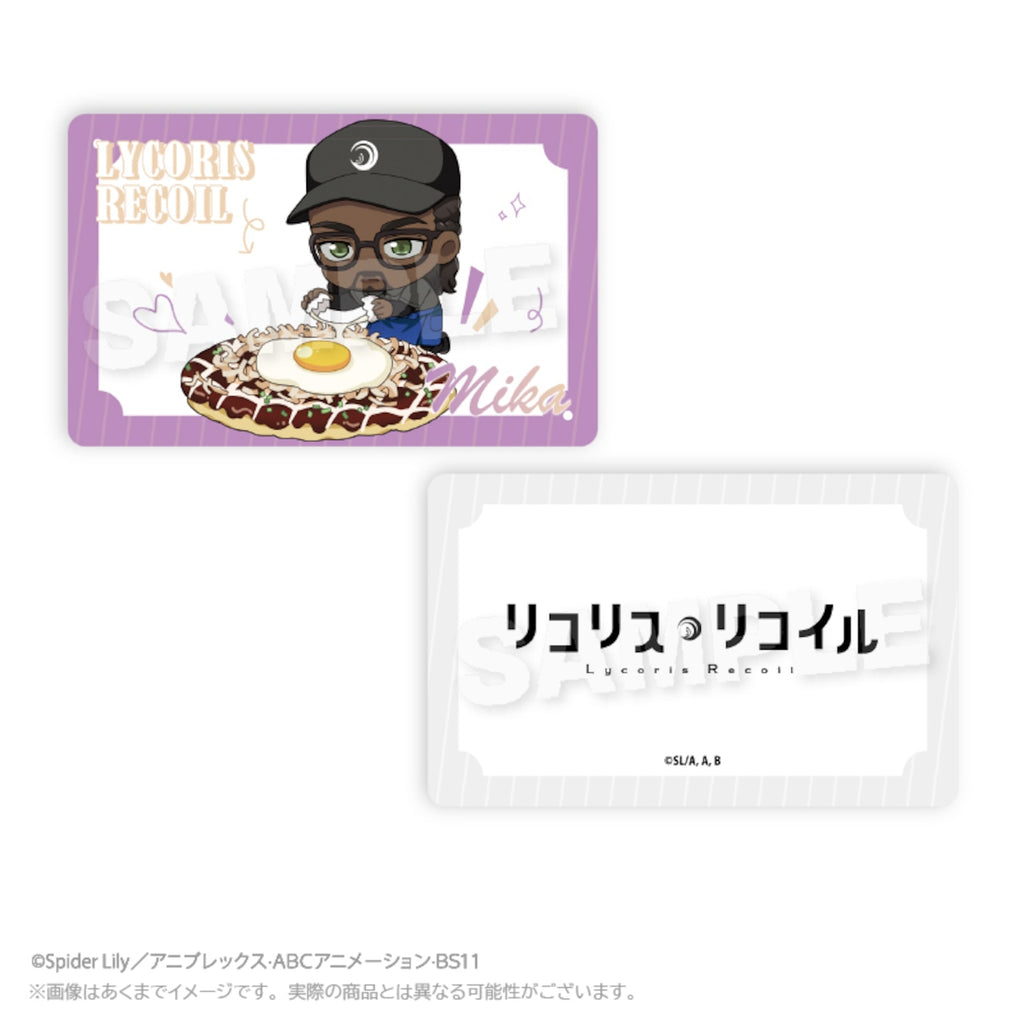 "Lycoris Recoil x Okonomiyaki Yukari" Trading Hologram Cards 5-pack (Blind)