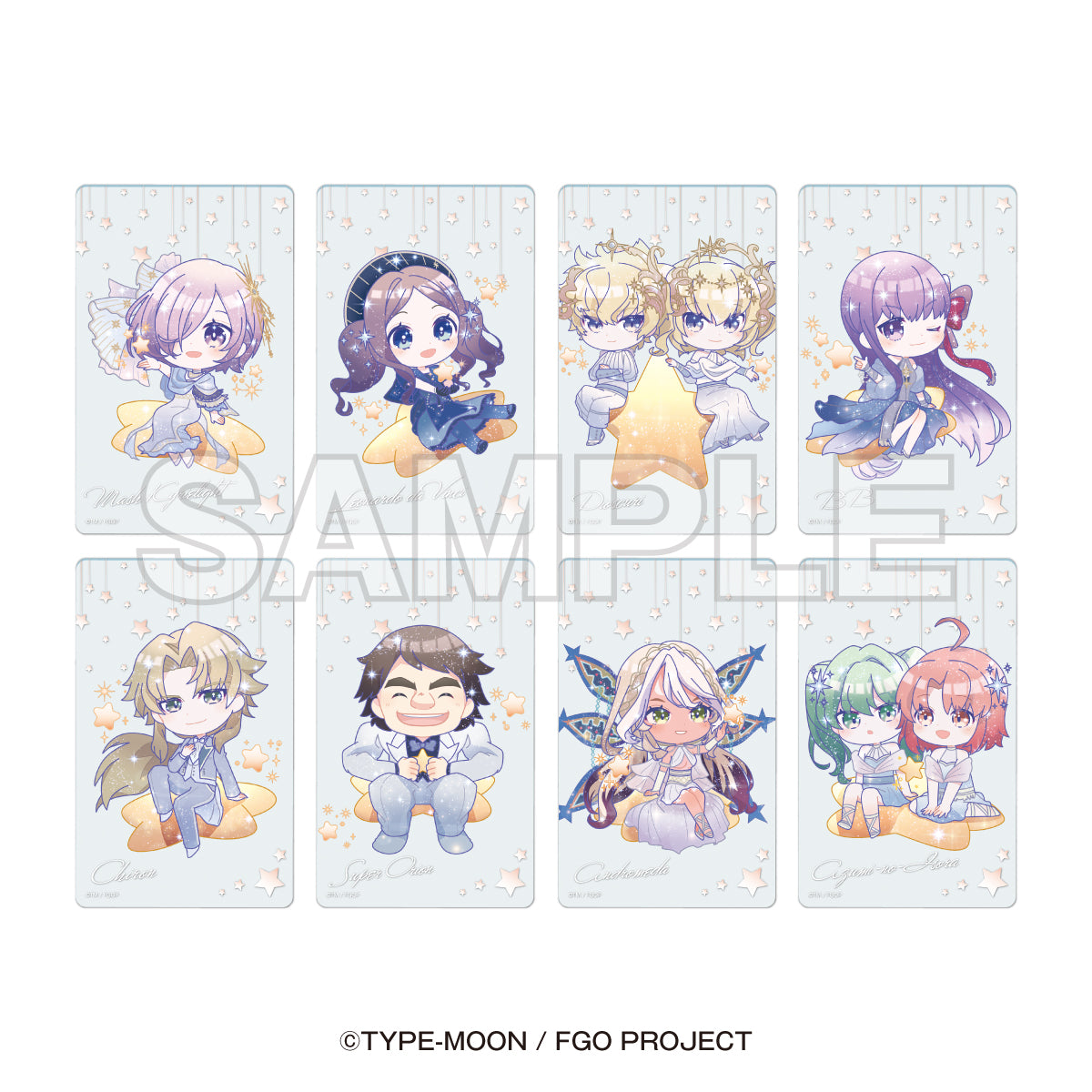"Fate/Grand Order x Konica Minolta Planetarium" Trading Mini Character Clear Cards (8 types - Blind)