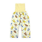 Monpoke Open-Front Long Sleeve Pajamas All Over Print Quilted with Belly Warmer 90cm