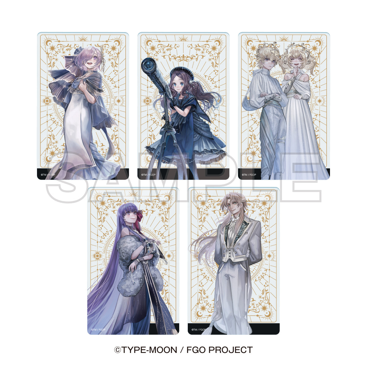 "Fate/Grand Order x Konica Minolta Planetarium" Trading Life-Size Clear Cards (5 types - Blind)