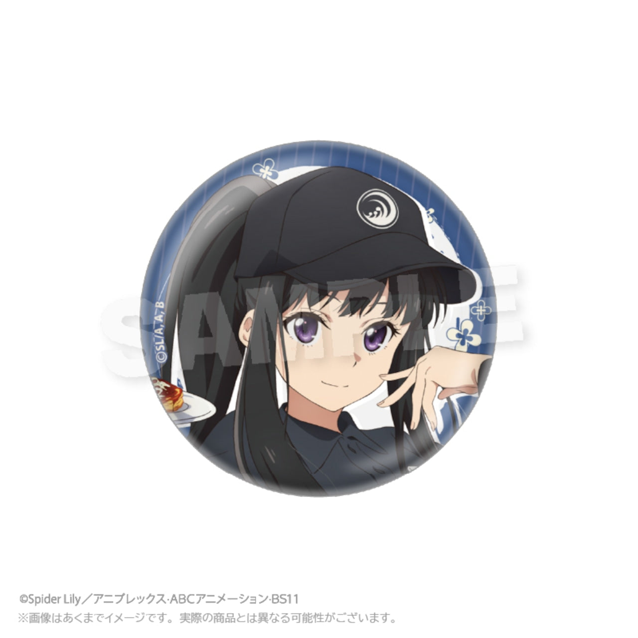 "Lycoris Recoil x Okonomiyaki Yukari" Trading Can Badges (Box - 8 types)