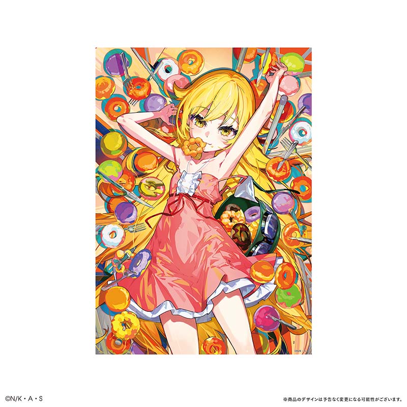 Monogatari Series x Mika Pikazo ENCOUNTER Reproduction Original Acrylic Art B4 (autographed by Mika Pikazo)