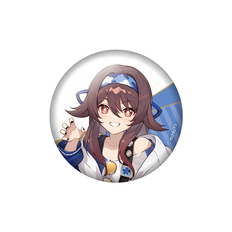 Genshin Impact Acrylic & Can Badge Set (Hu Tao) [Lawson, @Loppi, and HMV exclusive]