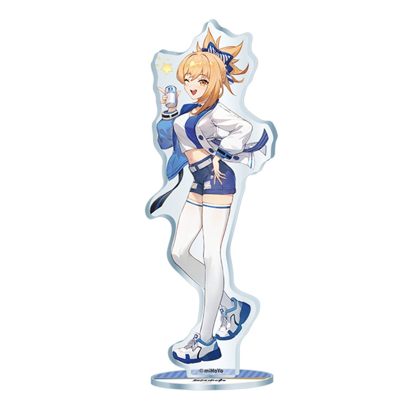 Genshin Impact Acrylic Stand & Can Badge Set  (Yoimiya) [Lawson, @Loppi, and HMV exclusive]