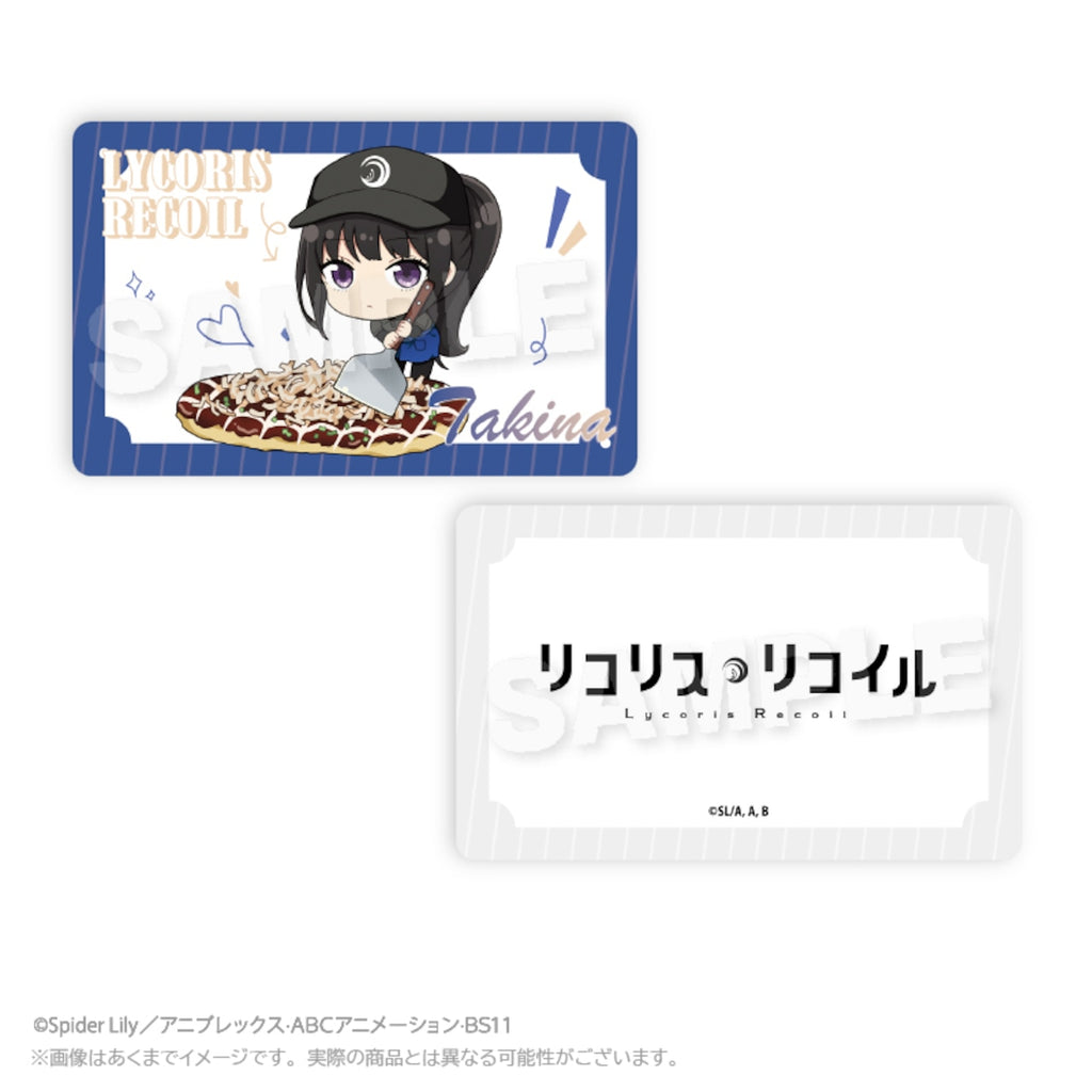 "Lycoris Recoil x Okonomiyaki Yukari" Trading Hologram Cards 5-pack (Blind)