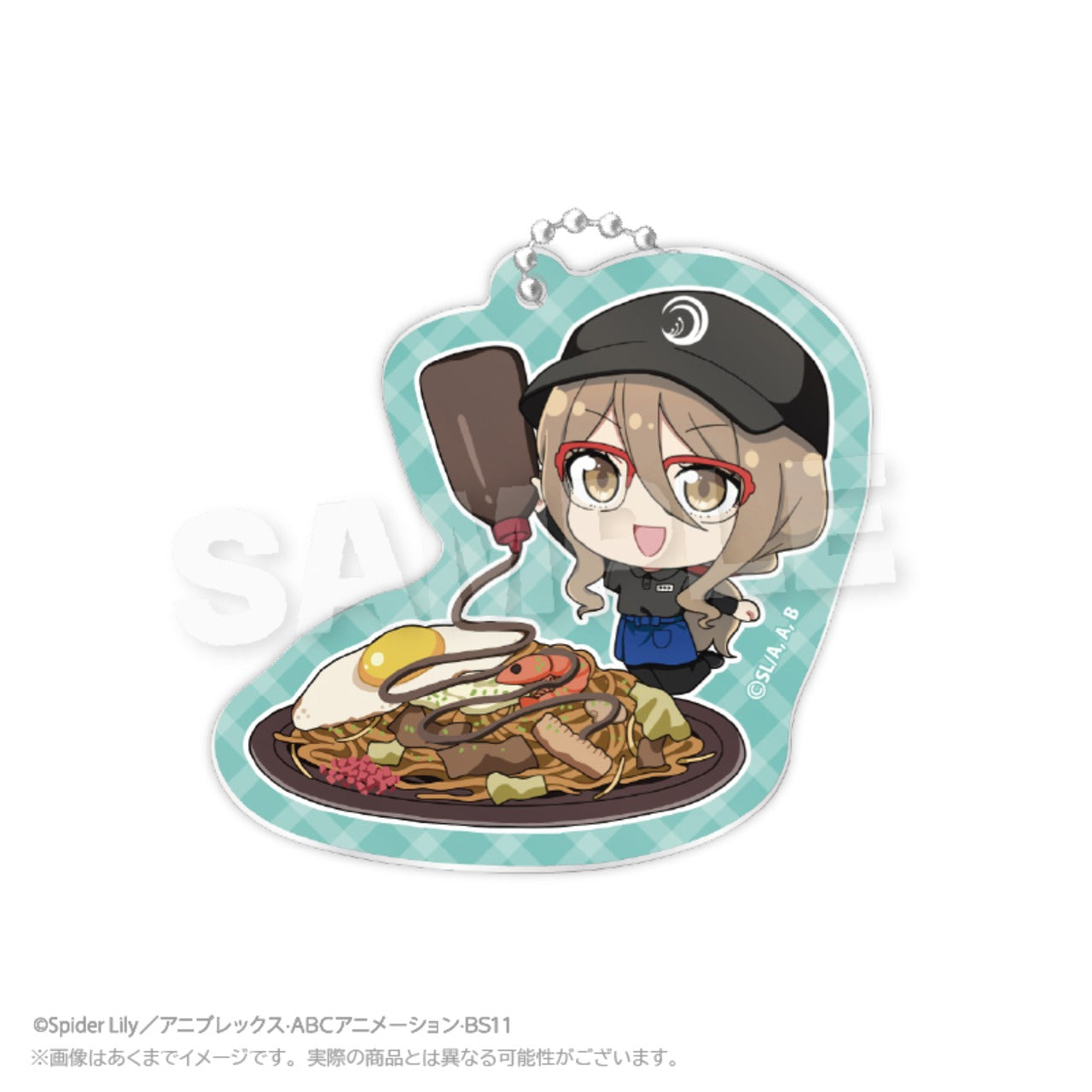 "Lycoris Recoil x Okonomiyaki Yukari" Trading Mini Character Keychains (Complete Box)