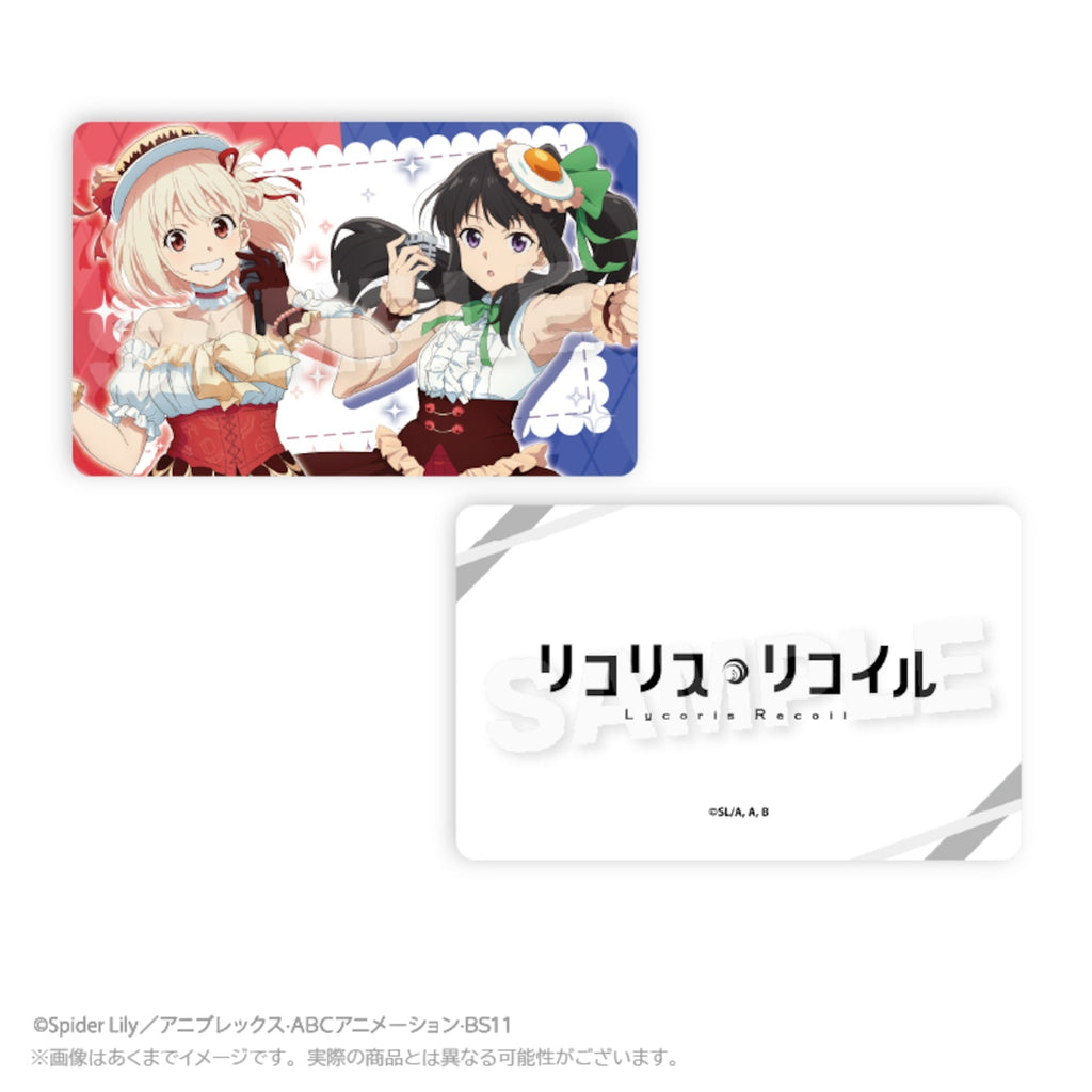 "Lycoris Recoil x Okonomiyaki Yukari" Trading Hologram Cards 5-pack (Blind)