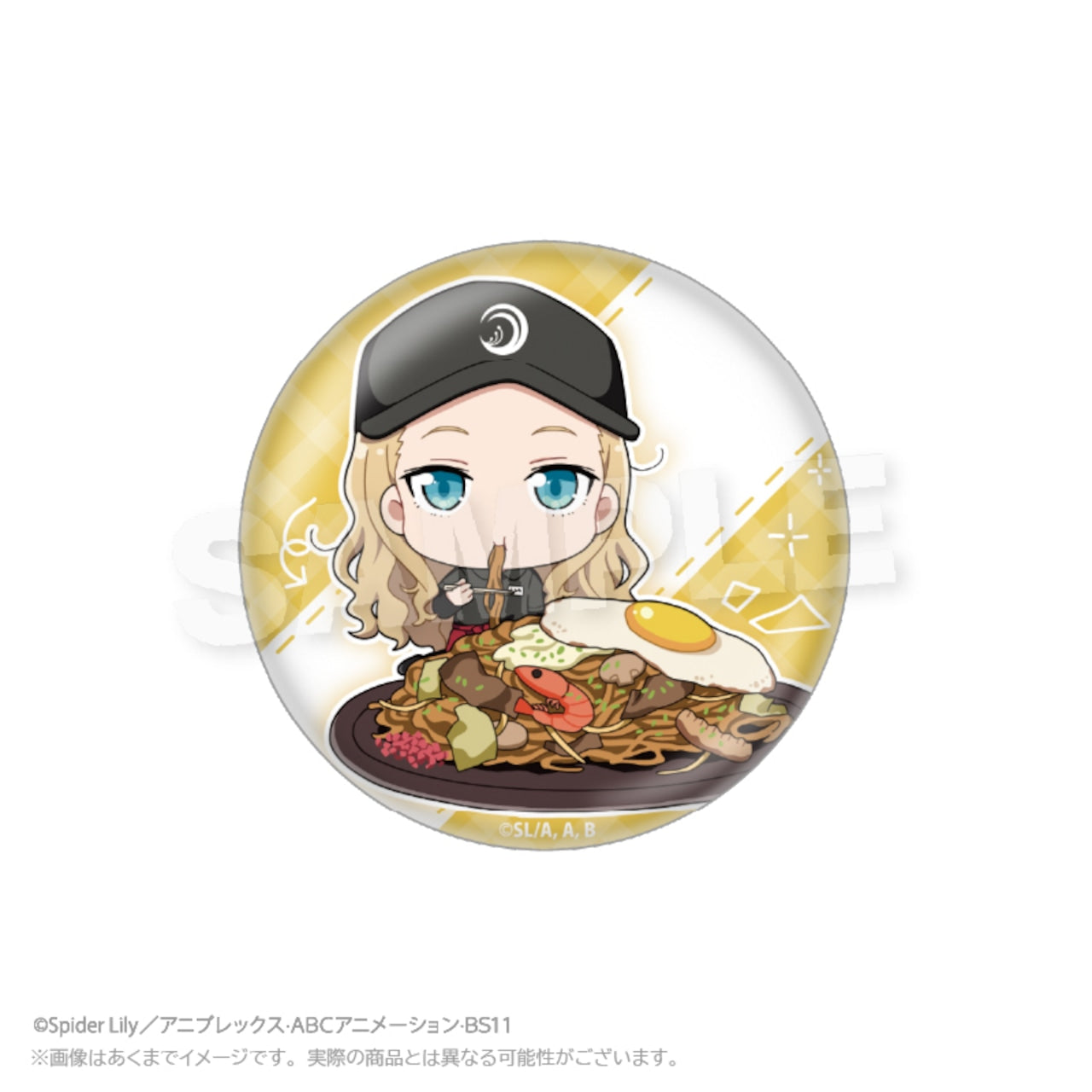 "Lycoris Recoil x Okonomiyaki Yukari" Trading Mini Character Can Badges (Complete Box)