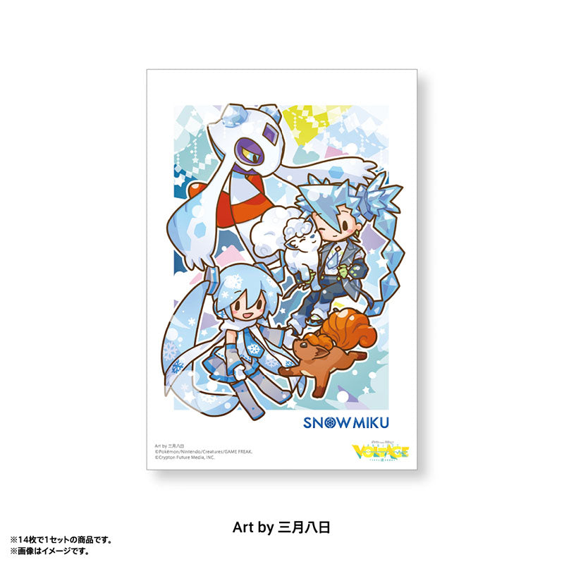 Pokémon feat. Hatsune Miku VOLTAGE Live! Postcard Set B (14 postcards)