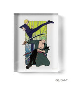 ONE PIECE × ZOZOTOWN ACRYLIC BLOCK STAND Zoro & Sanji