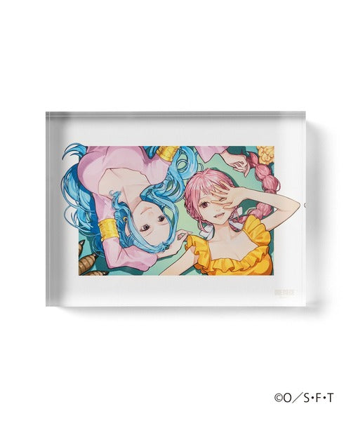 ONE PIECE × ZOZOTOWN ACRYLIC BLOCK STAND Vivi & Rebecca