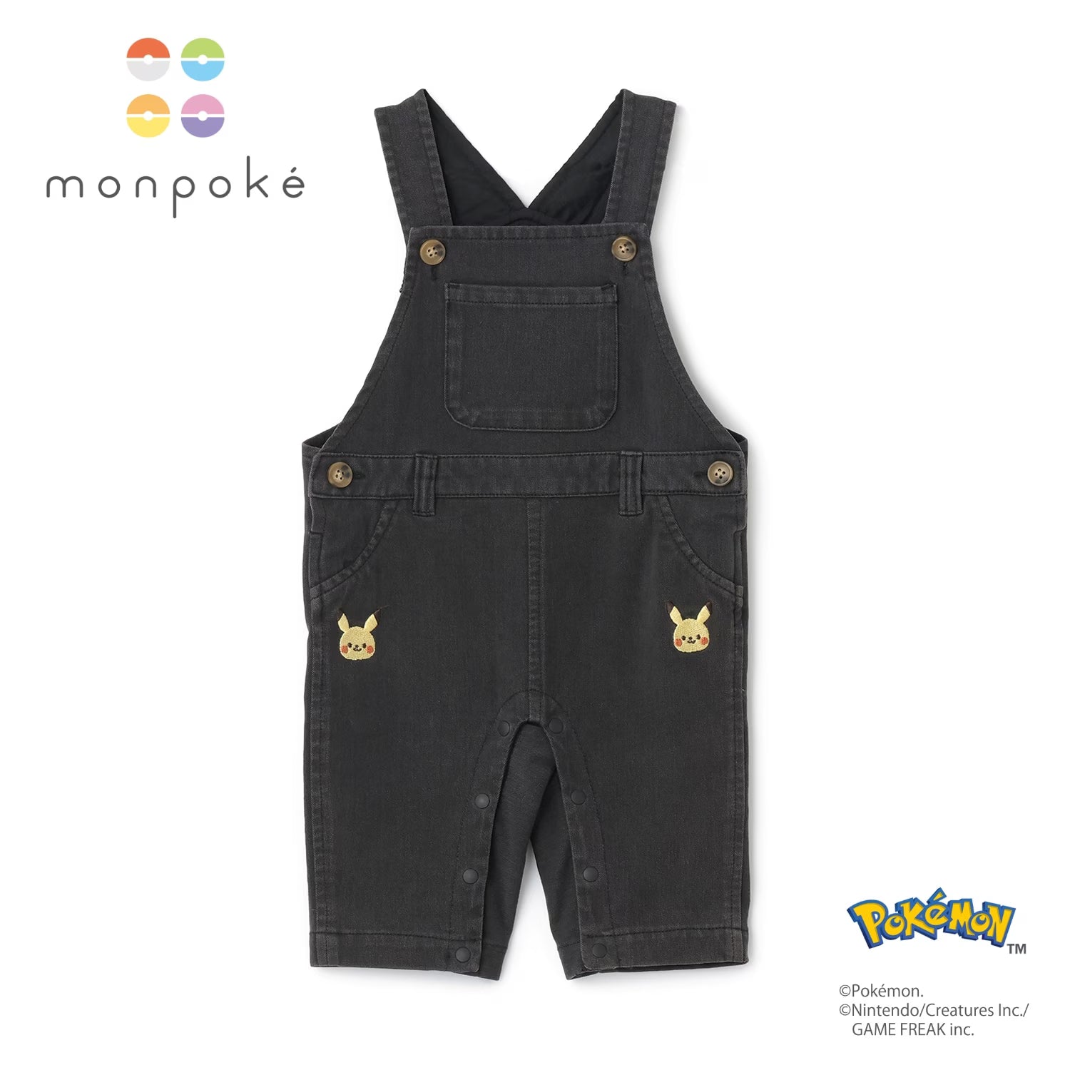 Monpoke Motif Overalls