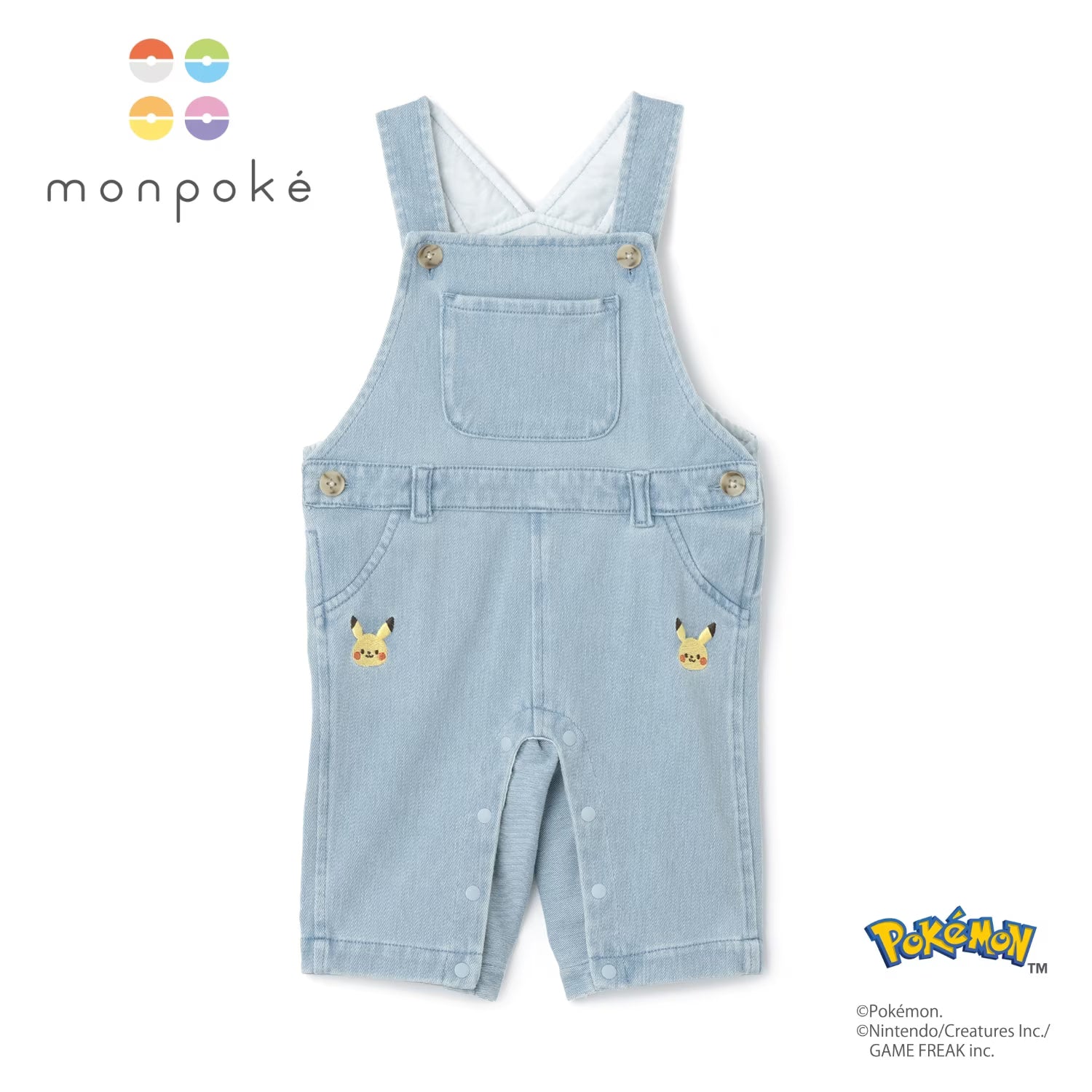 Monpoke Motif Overalls