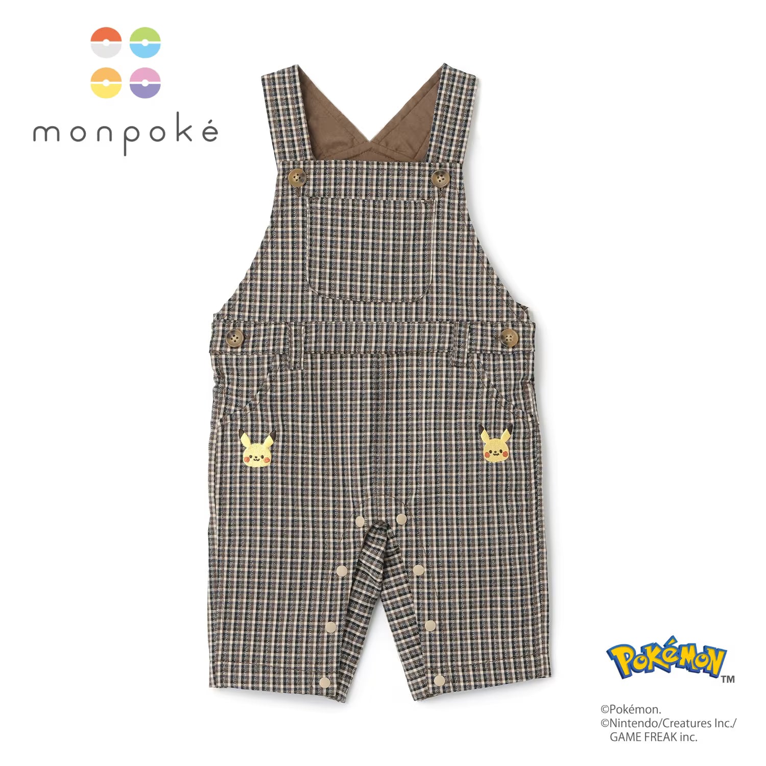 Monpoke Motif Overalls