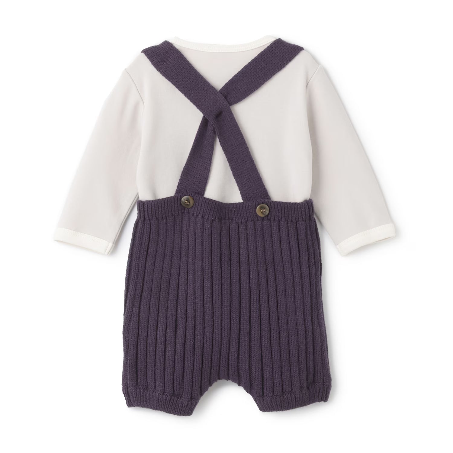 Monpoke Pants Set with Suspenders