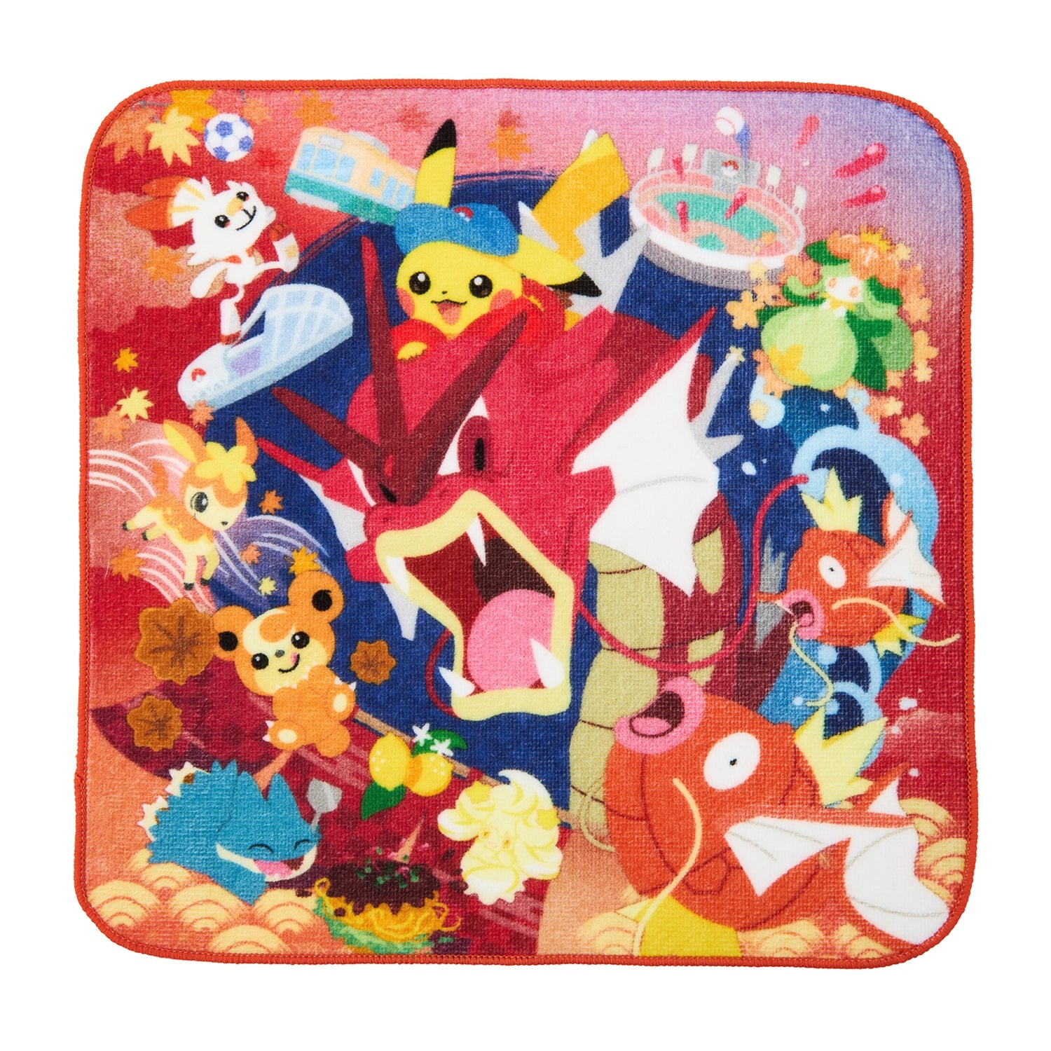 Pokémon Center Hiroshima R Hand Towel Red Gyarados