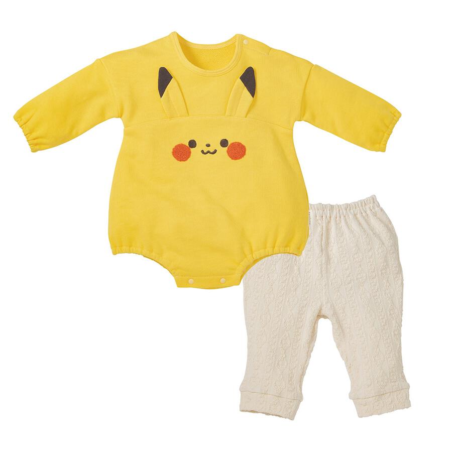 Monpoke Long Sleeve Romper with Pikachu Leggings
