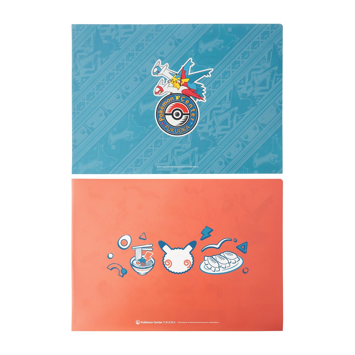 Pokémon Center Fukuoka R Set of 2 A4 Clear Files