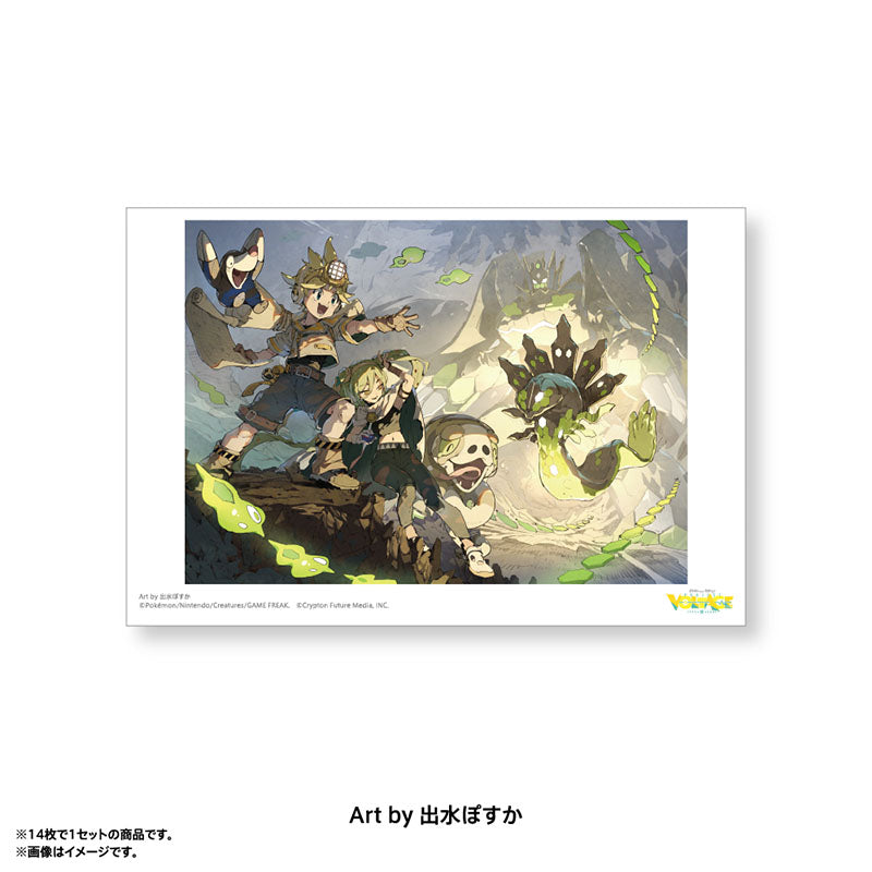 Pokémon feat. Hatsune Miku VOLTAGE Live! Postcard Set C (14 postcards)
