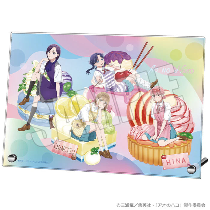 Blue Box Summer Colors Sugar Days Acrylic Plate