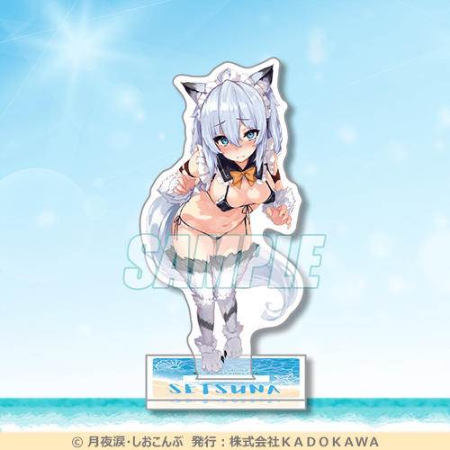 Sneaker Bunko Beach Cosplay Festival Acrylic  Stand "Redo of Healer" Setsuna A