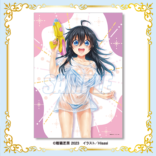 And You Thought There Is Never a Girl Online? A3 Clear Poster Ako Swimsuit ver.