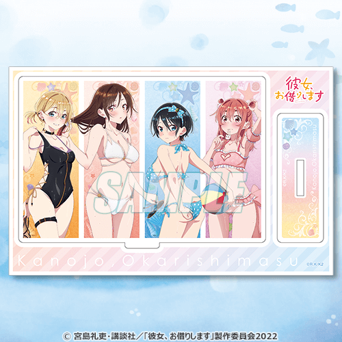 Rent-A-Girlfriend Swimsuit and Girlfriend Acrylic Panel