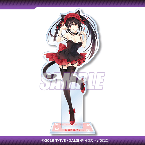 Date A Live TV Anime 10th Anniversary Acrylic Stand Kurumi Cat Ears Ver.