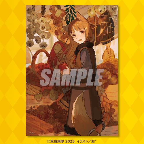 Dengeki Bunko 30th Anniversary "Spice and Wolf" A3 Clear Poster