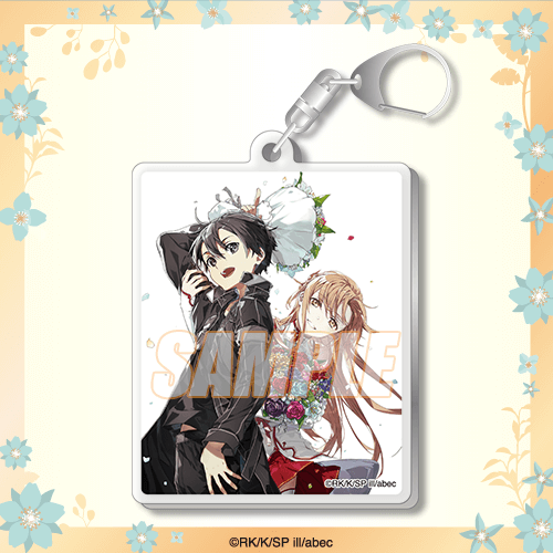 Dengeki Bunko 30th Anniversary "Sword Art Online" Mini Acrylic Keychain