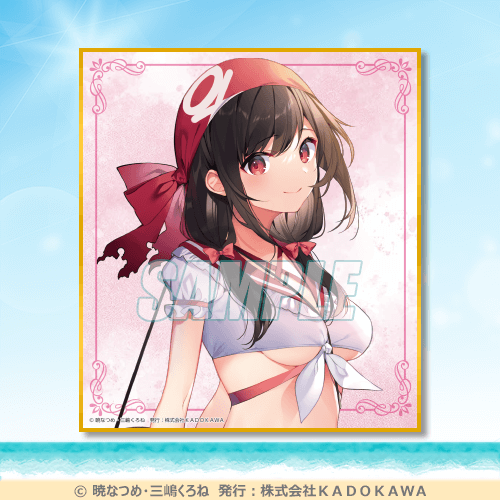 Sneaker Bunko Beach Cosplay Festival Mini Illustration Board