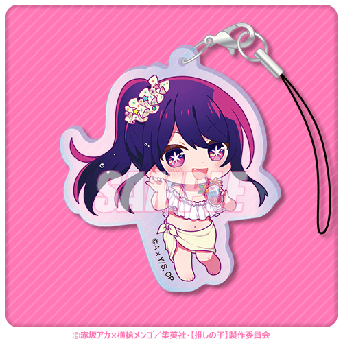 [Oshi No Ko] Sparkling☆Summer Acrylic Strap Ai Mini