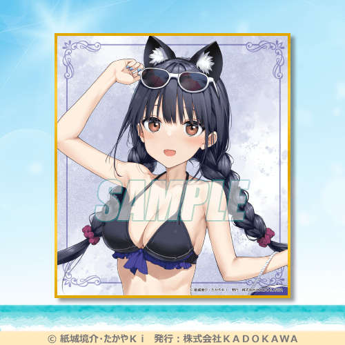 Sneaker Bunko Beach Cosplay Festival Mini Illustration Board