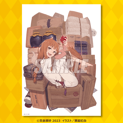 Dengeki Bunko 30th Anniversary "Spice and Wolf" A3 Clear Poster