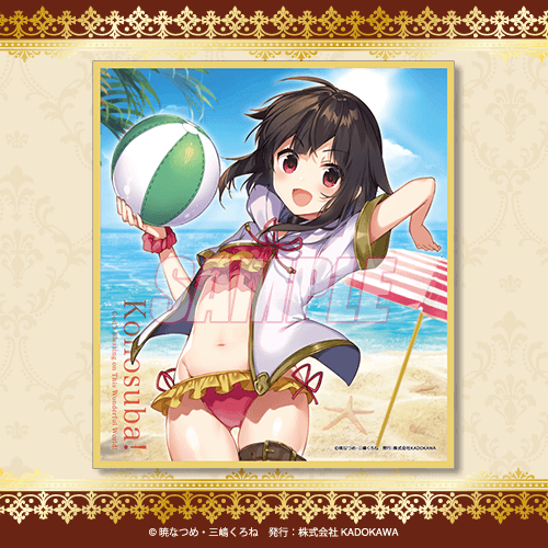 Konosuba: God's Blessing on this Wonderful World! 10th Anniversary Mini Illustration Board