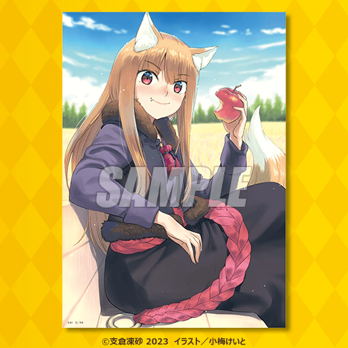 Dengeki Bunko 30th Anniversary "Spice and Wolf" A3 Clear Poster