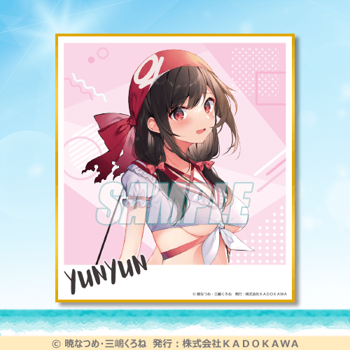 Sneaker Bunko Beach Cosplay Festival Mini Illustration Board