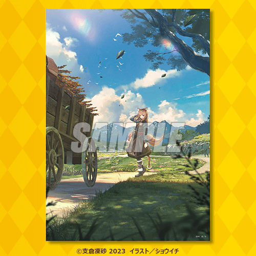 Dengeki Bunko 30th Anniversary "Spice and Wolf" A3 Clear Poster