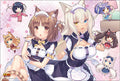 Bushiroad Rubber Mat Collection V2 Vol. 1966 Nekopara Love Project Azuki & Coconut