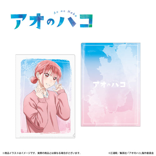 "Blue Box" Original Illustration Clear File (2 types)