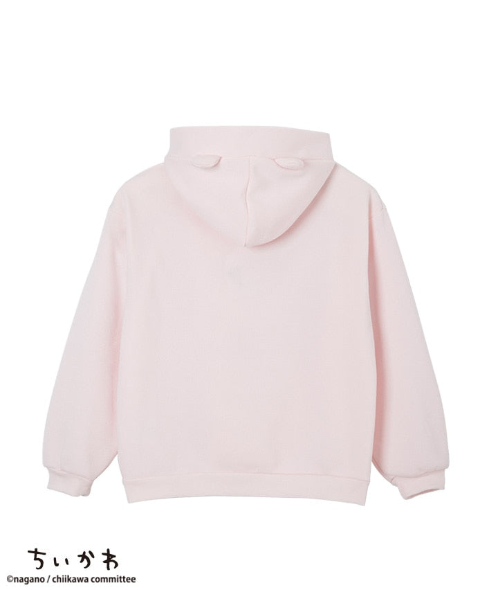 Chiikawa (Chiikawa) Girl's Pullover Parka Hoodie with Ears [Pink] (150cm and up)