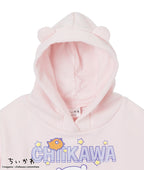 Chiikawa (Chiikawa) Girl's Pullover Parka Hoodie with Ears [Pink] (150cm and up)