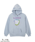 Chiikawa (Hachiware) Girl's Pullover Parka Hoodie with Ears [Blue] (140cm and up)