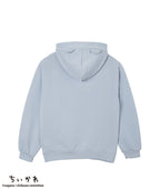 Chiikawa (Hachiware) Girl's Pullover Parka Hoodie with Ears [Blue] (140cm and up)
