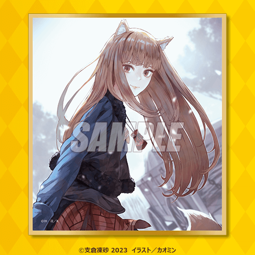 Dengeki Bunko 30th Anniversary "Spice and Wolf" Mini Colored Illustration Board
